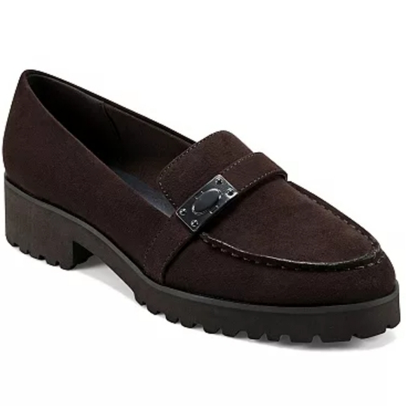 Easy Spirit Waverlie Women's Ornamented Loafers Brown - Picture 1 of 6